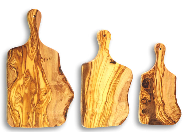 Small Olive Wood Paddle Chopping Board – Mediterra
